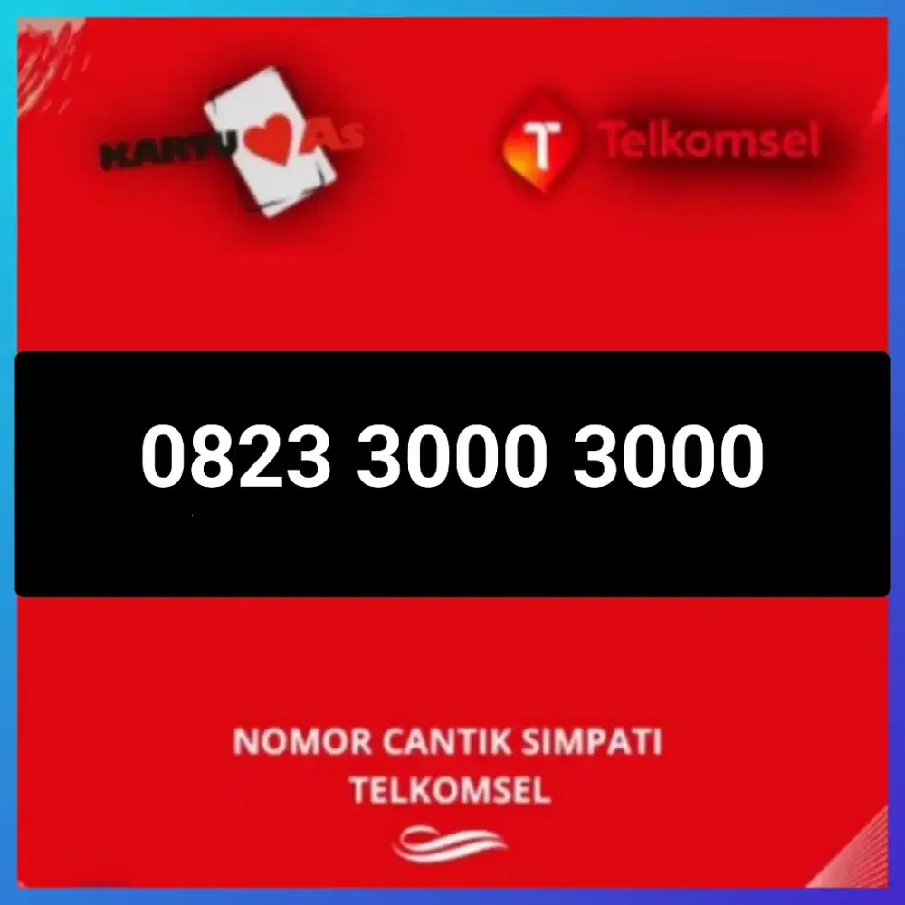 Nomor cantik Telkomsel as Kartu perdana nomor cantik As Telkomsel