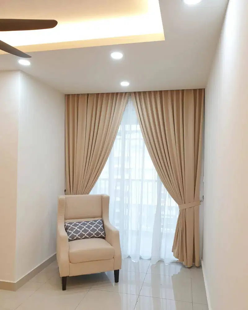 Beli Gorden Blackout Pasang Skat Klinik Hordeng Pintu Gordyn Vitrase