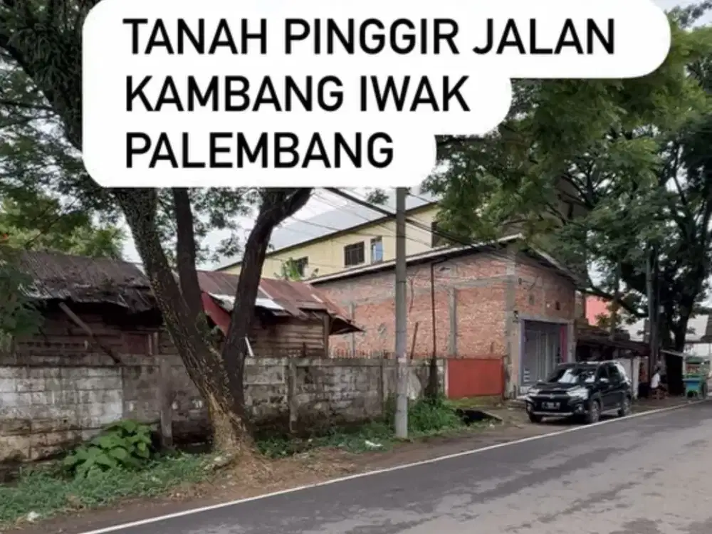 tanah pusat kota Kambang Iwak kota Palembang