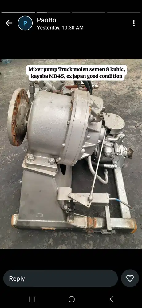 Pompa truk molen Mixer kayaba MR4545