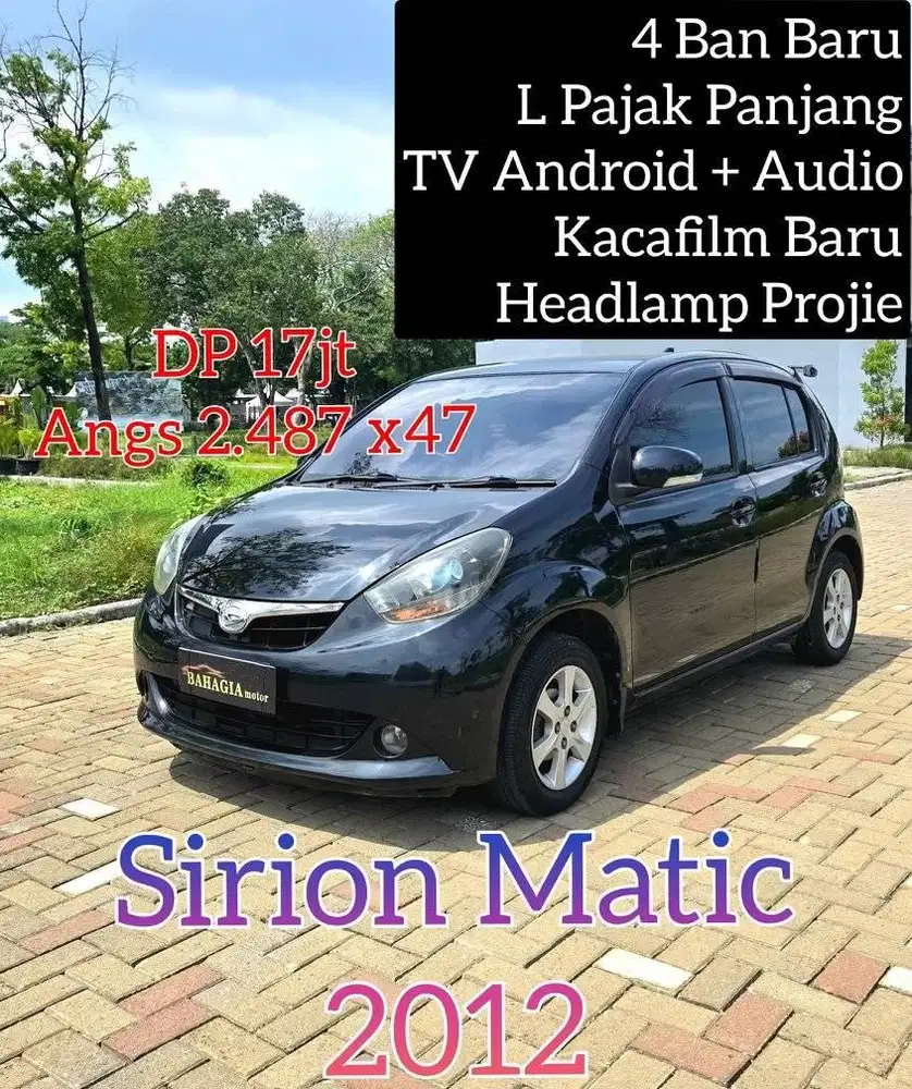 Sirion Matic 2012 AT Metik Hitam (L) Agya 2014 brio sx4