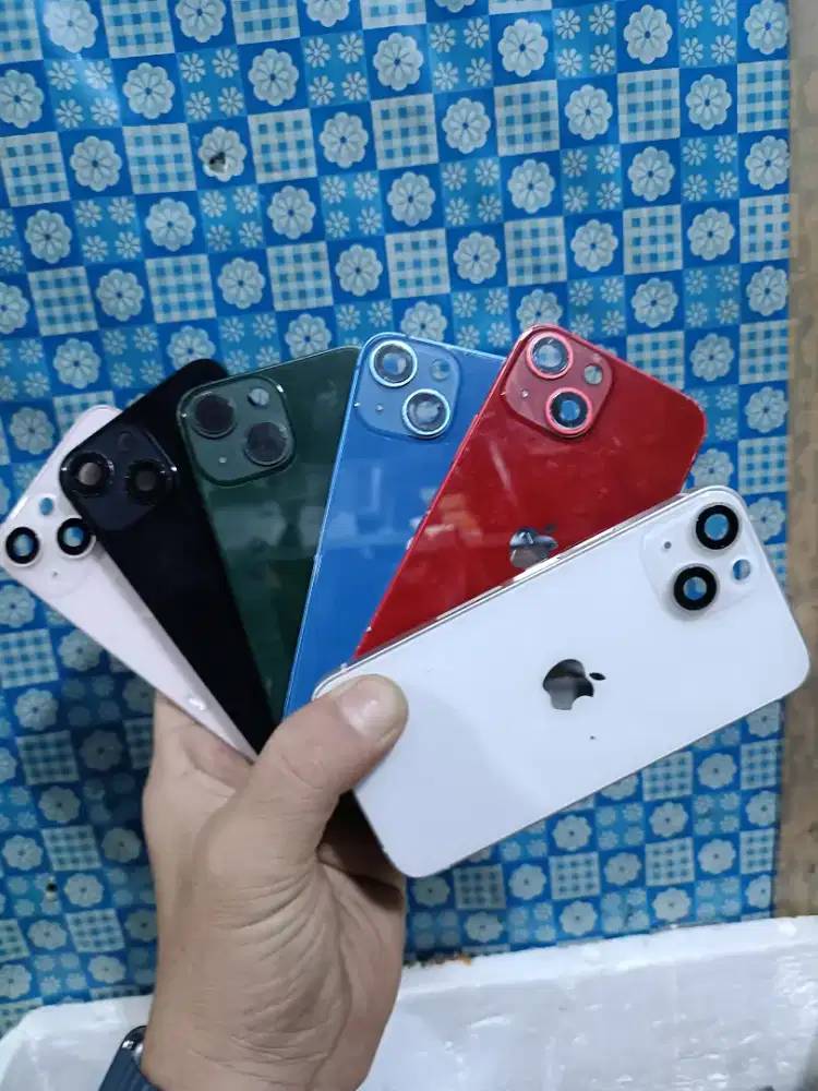 Housing casing backdoor Iphone 13 Mini original warna lengkap(bekas)