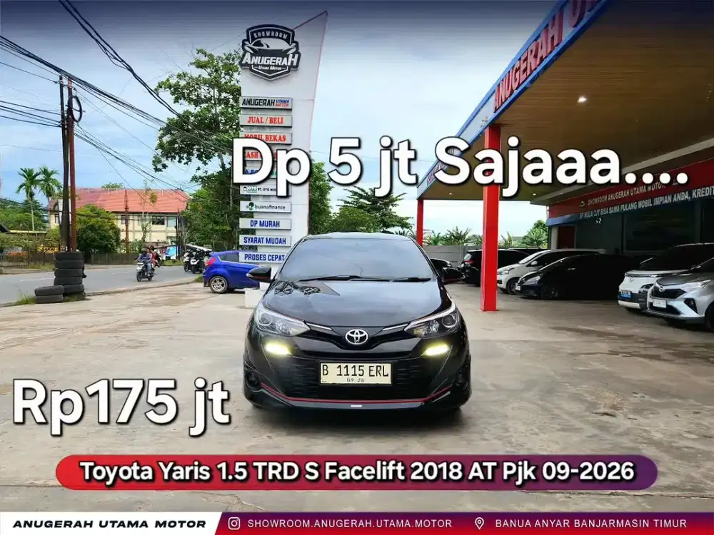 Dp5jt Yaris 1.5 TRD S 2018 Automatic Pjk09-2026