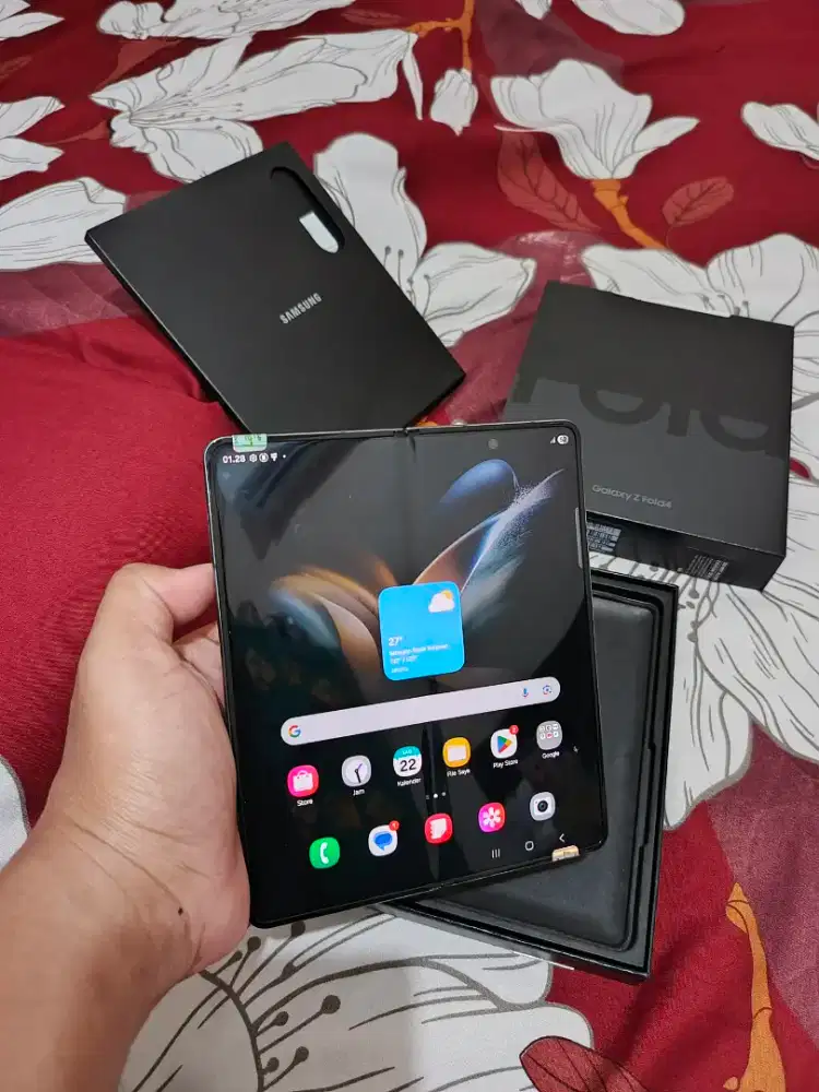 JUAL CEPAT SAMSUNG Z FOLD 4 5G 12/256 GB RESMI SEIN SECOND MURAH