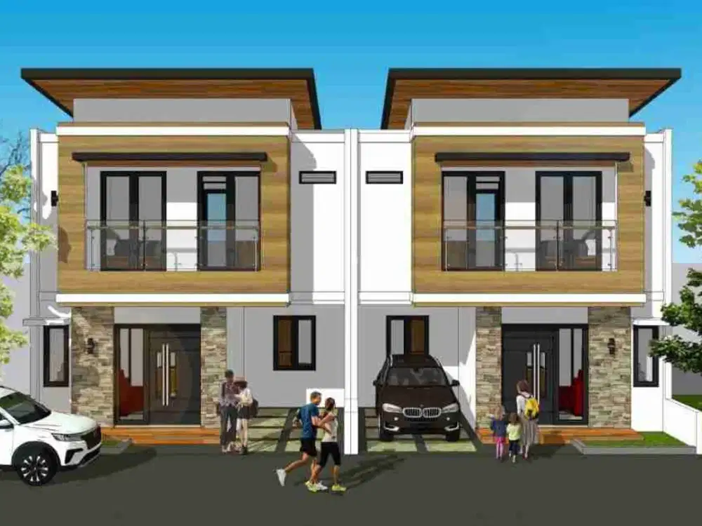 Rumah 2 Lantai di Pondok Benda Pamulang Dekat SMA 3, Walkot Tangsel, Pasar Bukit, RS. Permata