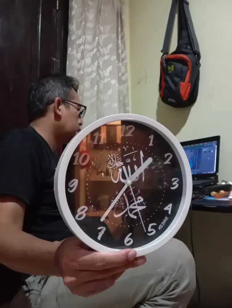 JAM DINDING keren kaligrafi