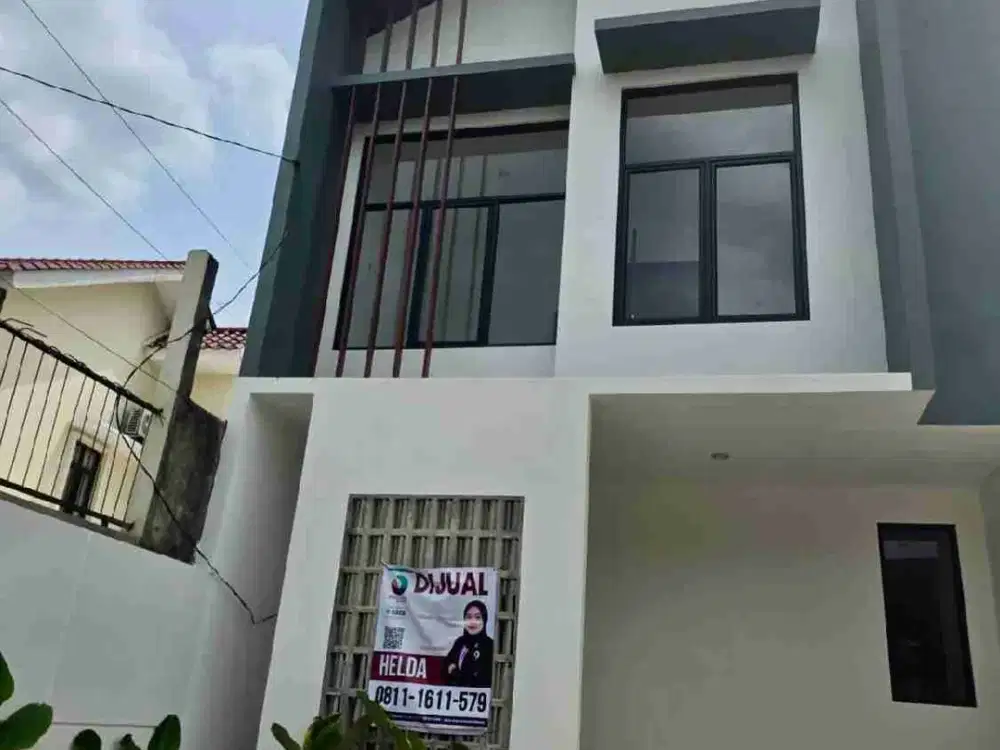 Rumah Bangunan Baru, Minimalis Modern, Harga Murah dekat dengan Grand Galaxy Bekasi