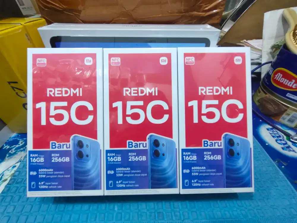 XIAOMI REDMI 15C RAM 8GB+8GB/256GB ORIGINAL GARANSI RESMI