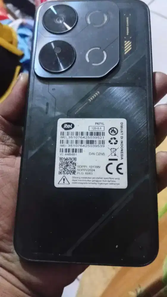 Jual handphone merk itel p65 Ram 8+8/128