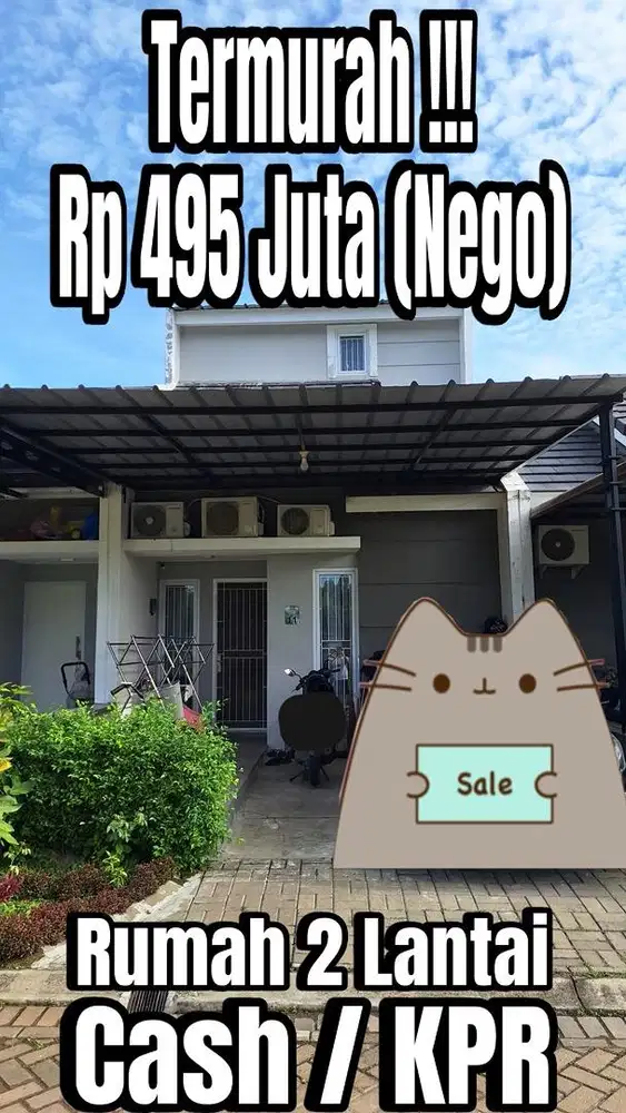 Jual BU! Termurah! 2 Lantai Tangerang, Puri Cendrawasih