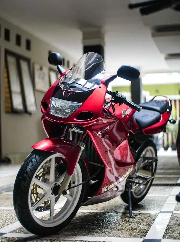 kawasaki ninja RR OLD 2008 Merah Maroon