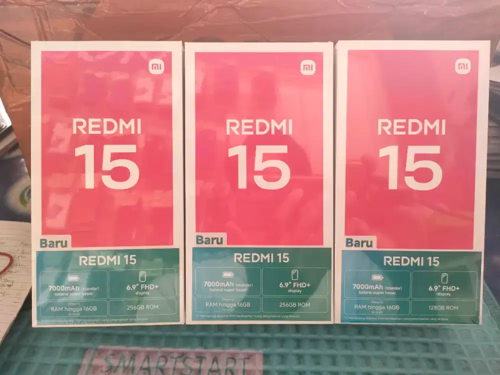 XIAOMI REDMI 15 NFC RAM 8+8GB/256GB ORIGINAL GARANSI RESMI