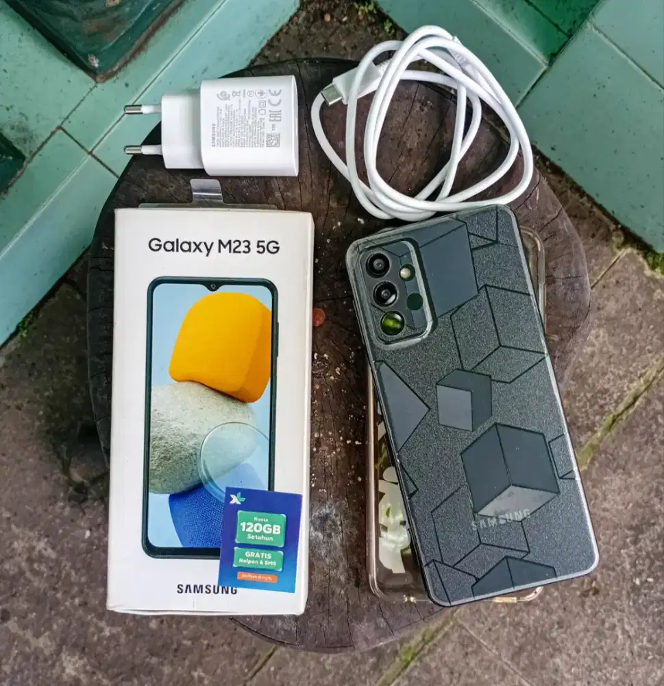 Samsung M23 5G 6/128GB Fullset Full Ori No Minus