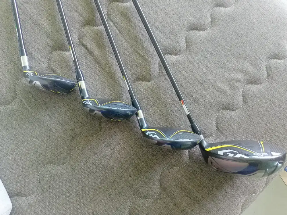 Driver, Wood 3, Wood 5 dan utility 4