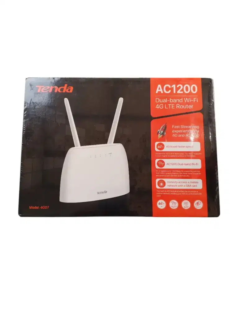 Modem Router GSM SIM Card 4G LTE Dual Band - TENDA AC1200