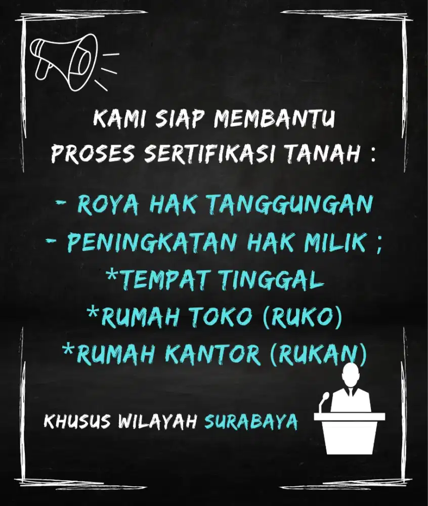 Jasa Pengurusan Sertifikat (Surabaya)