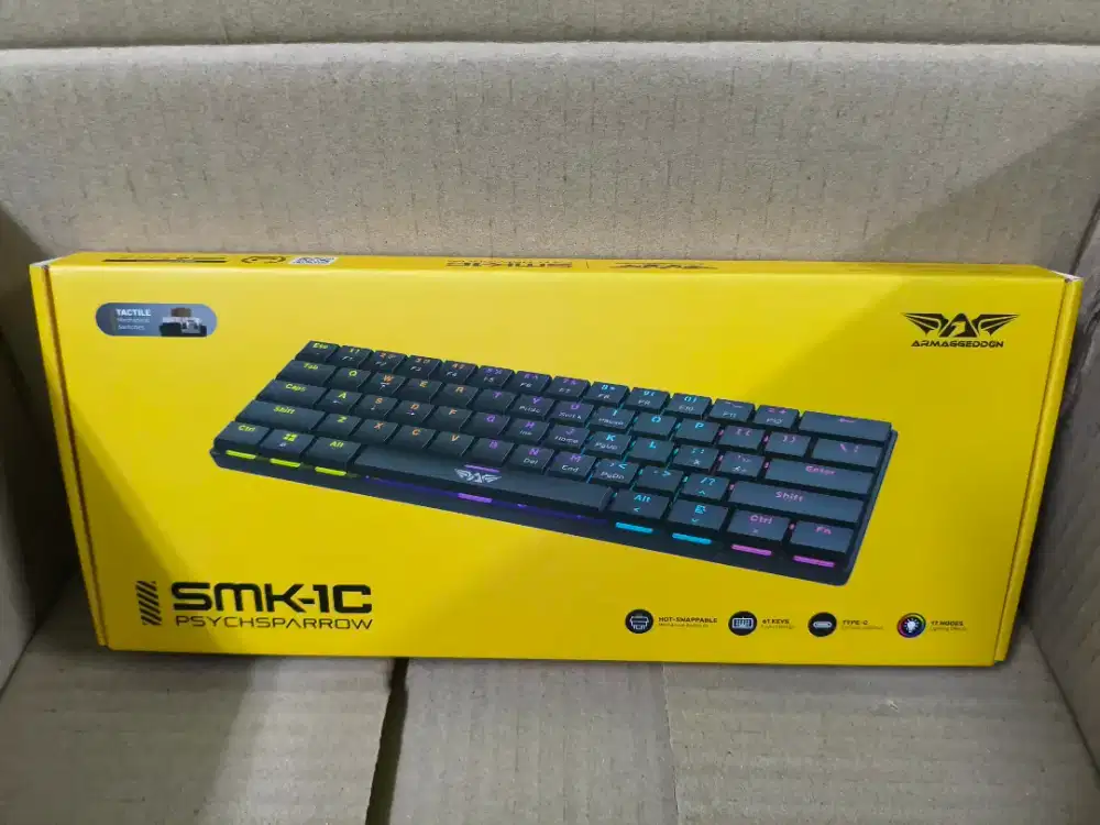 Keyboard Mechanical Low Profile Armageddon SMK 1C