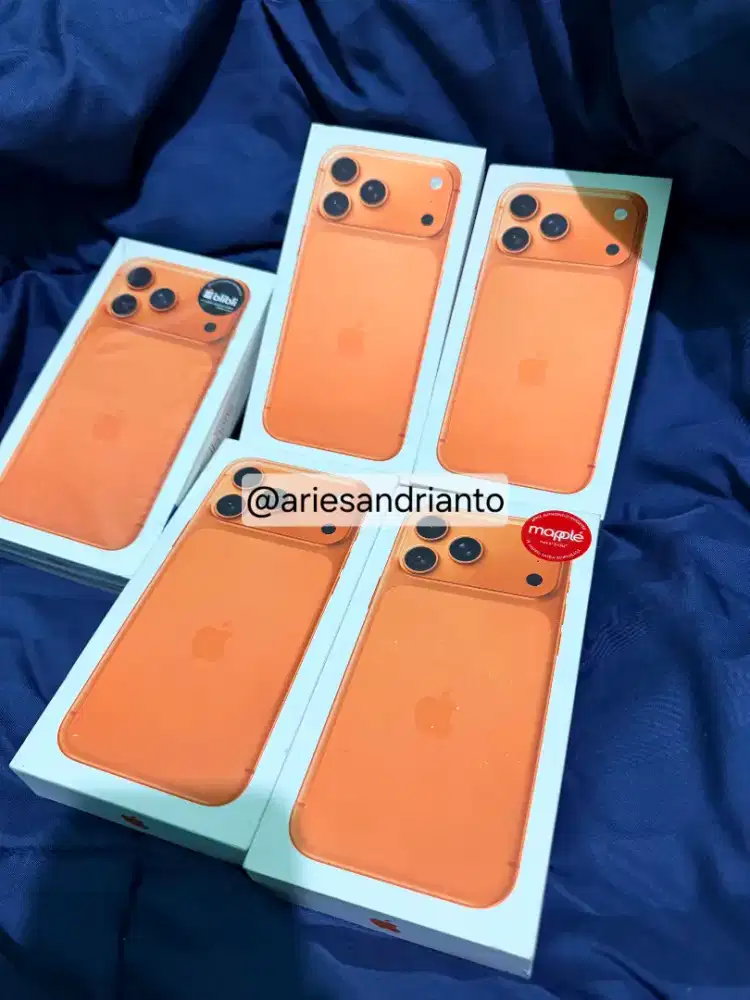 iPhone 17 Pro Max Orange Segel BNIB 256 GB garansi resmi BNIB segel