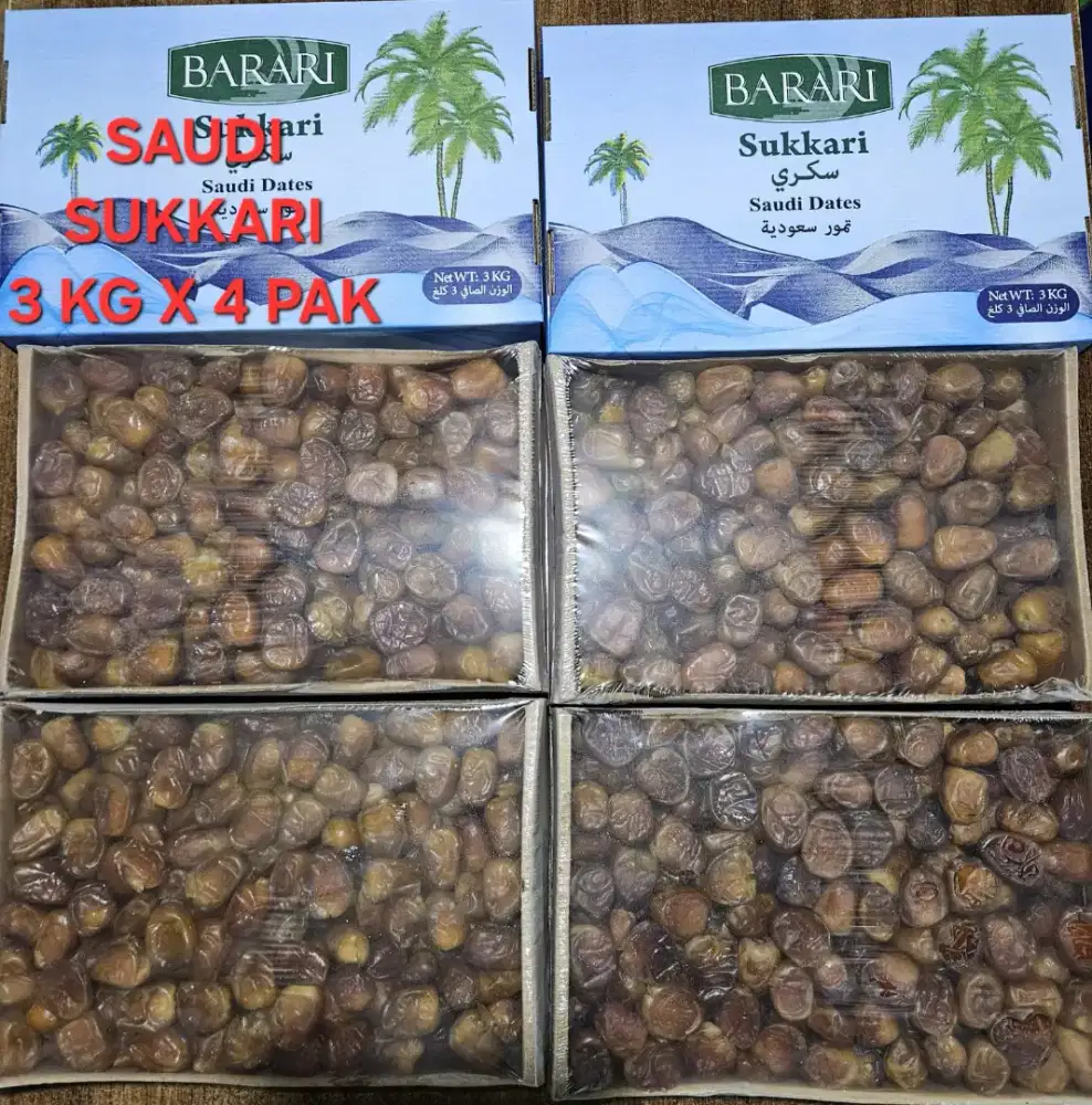 Kurma sukari 3kgx4 pak sept 2027