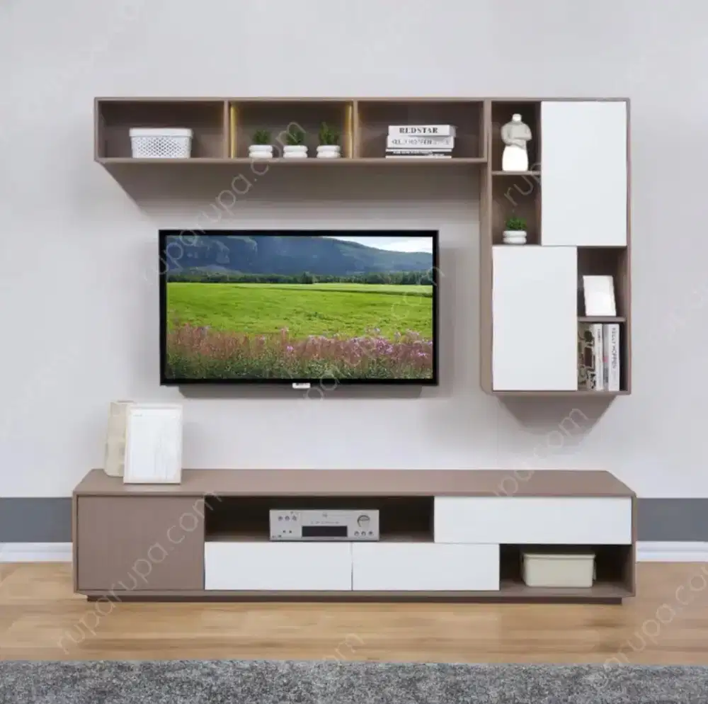 Informa Itzel Set Rak TV dan Lemari Gantung