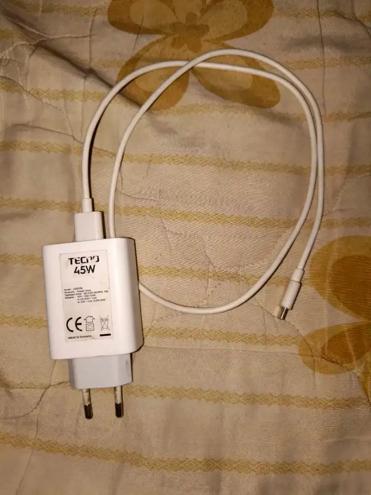 PRELOVED Charger Tecno 45 Watt -HSC2025