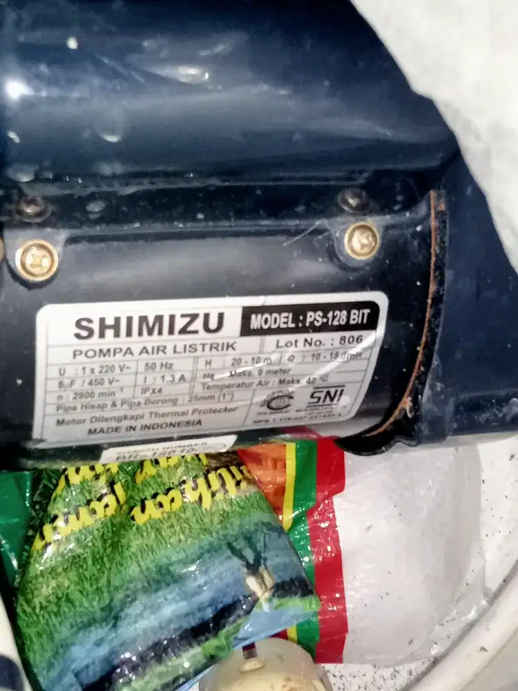 Di jual mesin pompa air merk shimizu