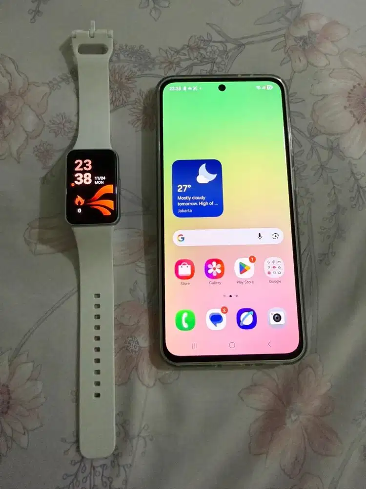 A56 5G + Galaxy Fit3