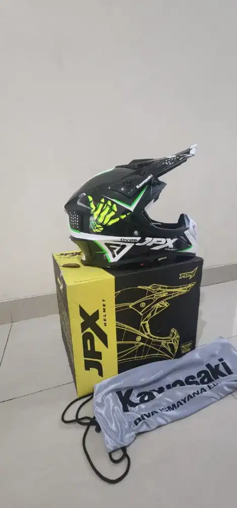 HELM TRAIL JPX-KAWASAKI ORI