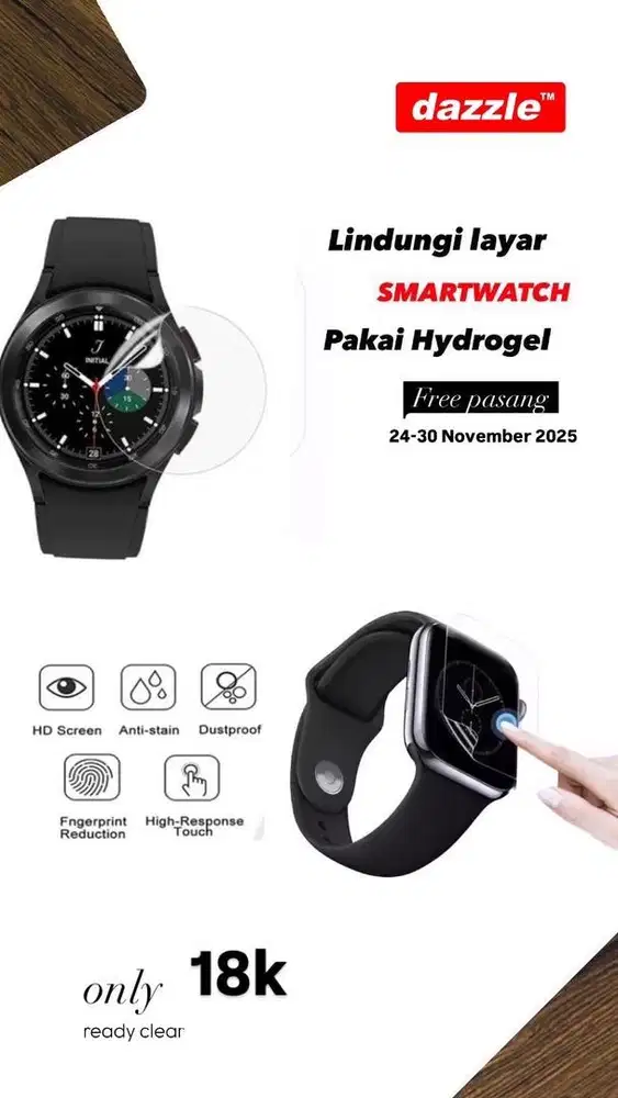 Hydrogel smartwatch.
