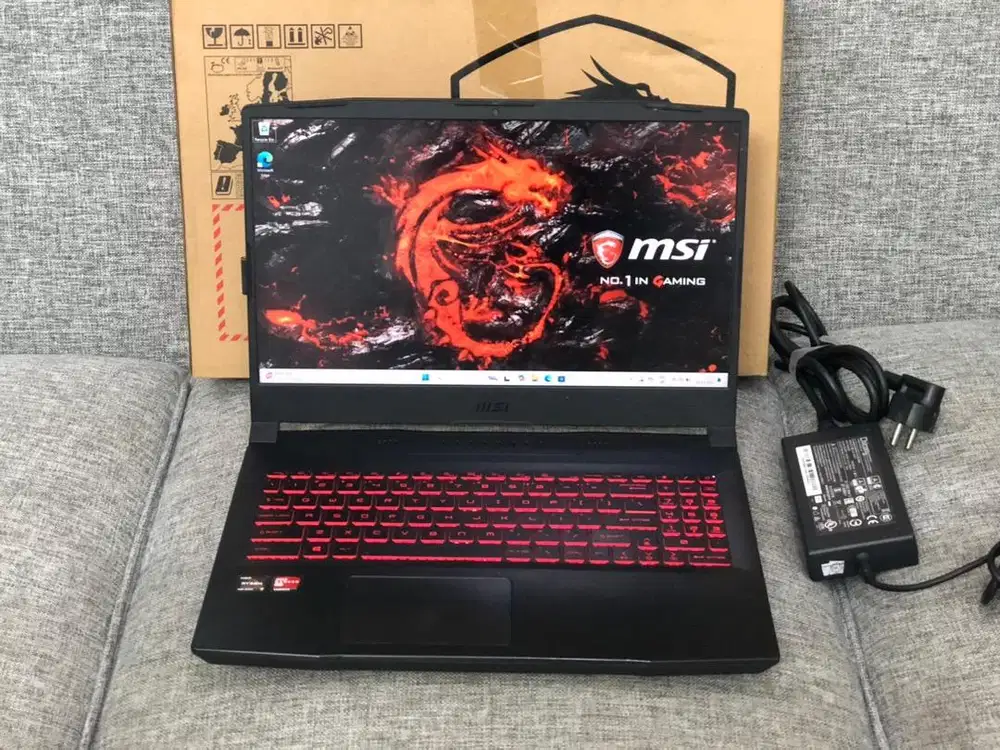 MSi BRAVO 15 RYZEN 7 5800H RX 5500M 4GB RAM 16 SSD 512 GB LIKENEW