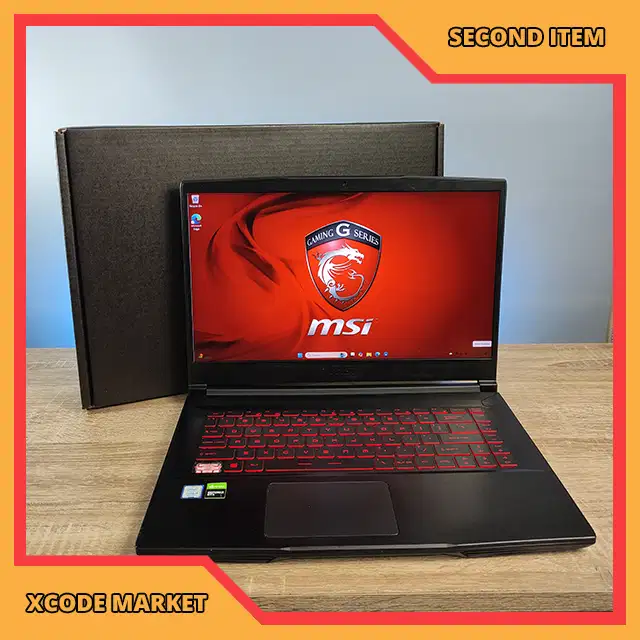 Gaming Laptop MSI GF63 Thin 9SCSR Intel Core i5 9300H GTX 1650 Ti 4GB