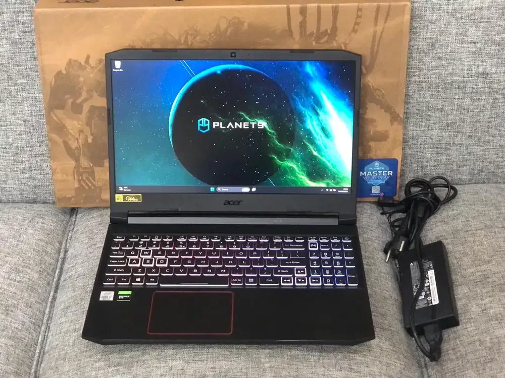 ACER NITRO AN515 CORE i7-10750H GTX 1650Ti RAM 16 SSD 512 GB LIKENEW
