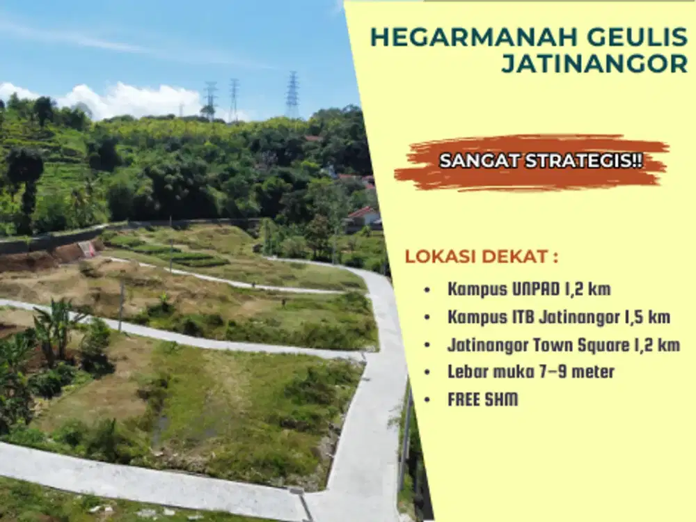Solusi Commuter Jakarta/Bandung: Kavling Hegarmanah Geulis, Akses Tol Terdekat