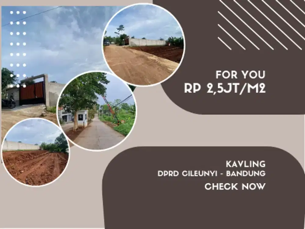 INVESTASI MANA YANG LEBIH BAIK DARI INI? Kavling A2 156m² Cileunyi Sisa 1!