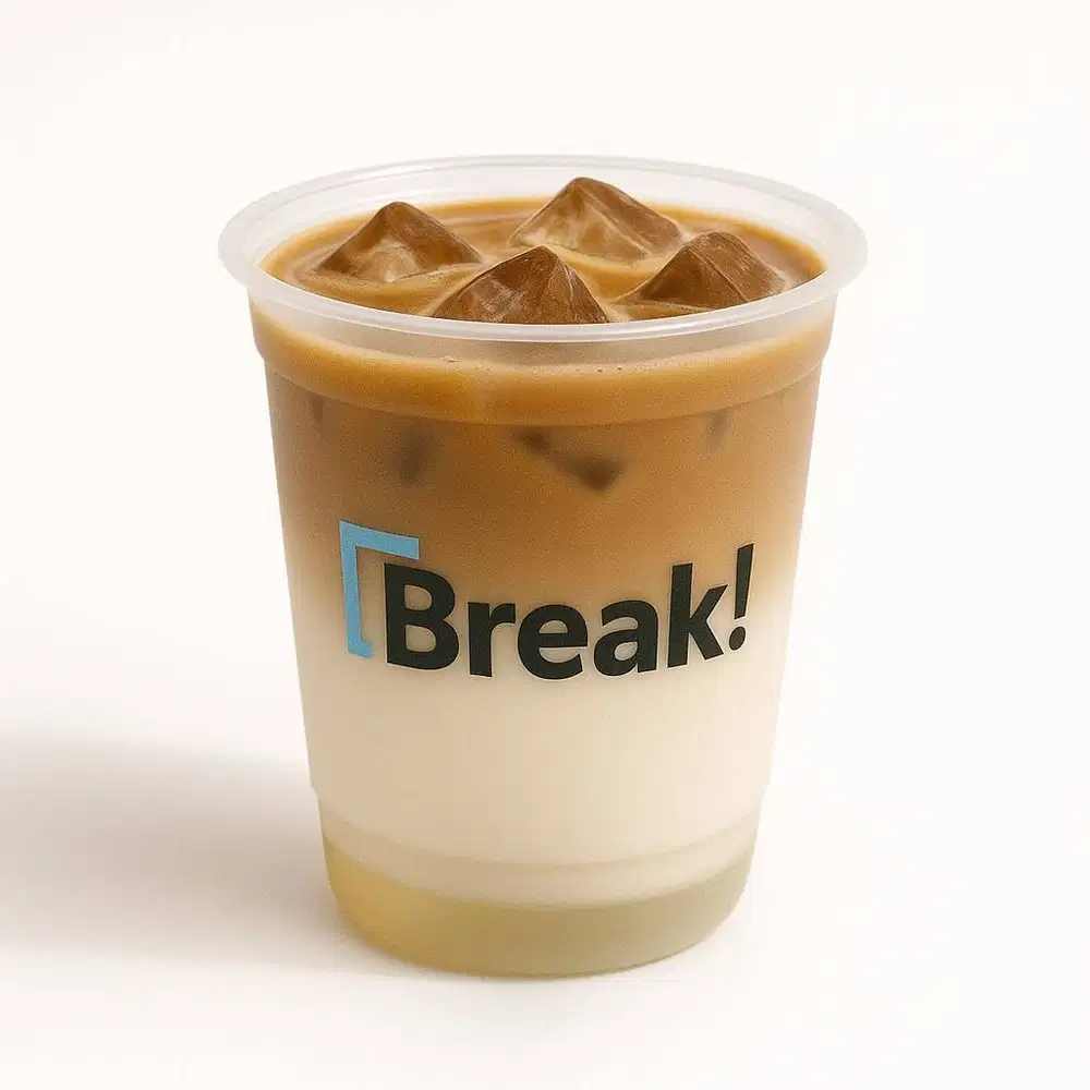 Break Drink Iced Vanilla  Coffee Latte - Menerima Pesanan Banyak