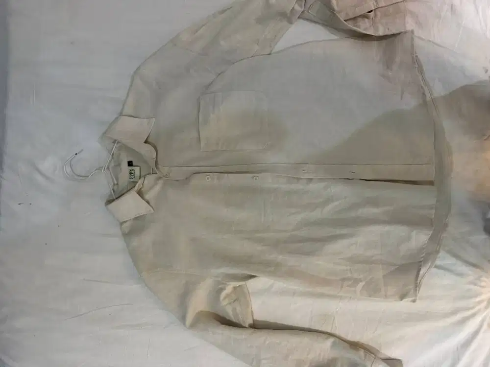 Preloved by Ard - Kemeja linen light brown