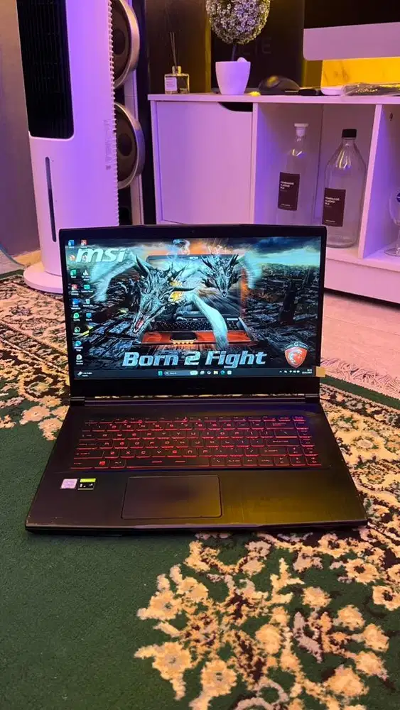 Laptop MSI GF63 Core i7 Gen 9 Ram 16 SSD 512GB