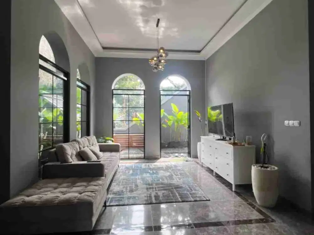 termurah! rumah lux hitung tanah mainroad sayap pelajar pejuang bandung tengah