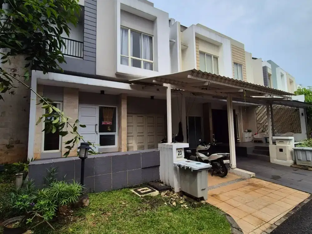 SIAP HUNI DIJUAL Rumah Cluster Starling The Springs Gading Serpong  FULL FURNISHED