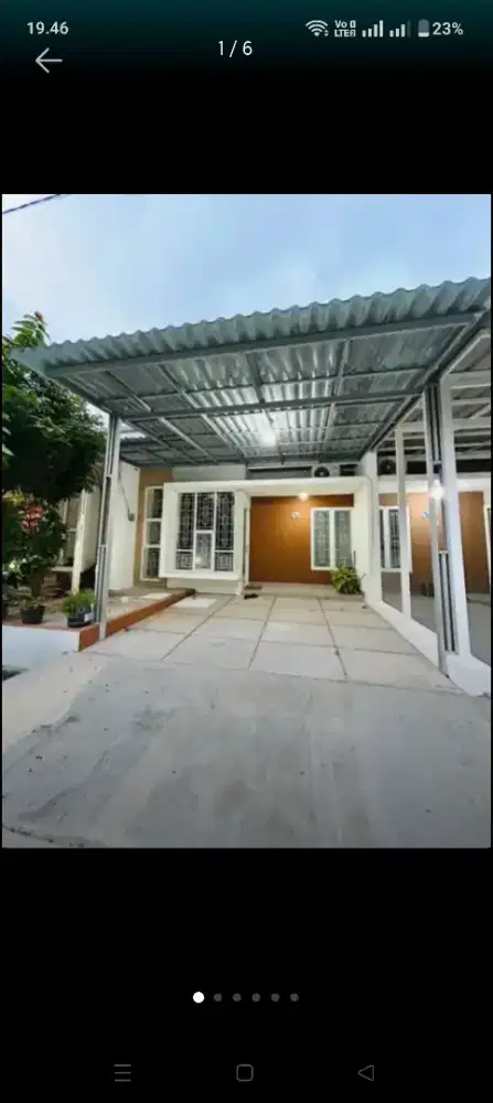 Dijual Rumah Asri depan Taman