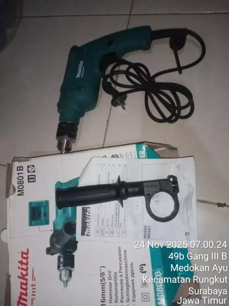 Jual bor listrik merk makita 16 mm (5/8)