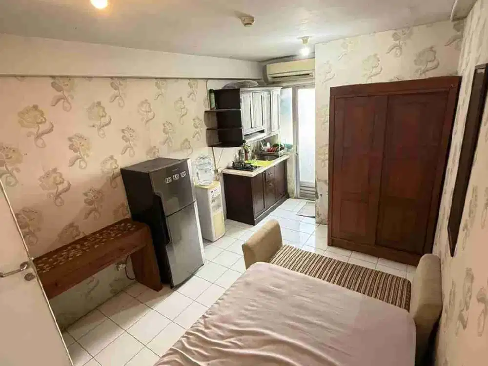 dijual apartemen studio shm tower deretan depan view jalan raya shm