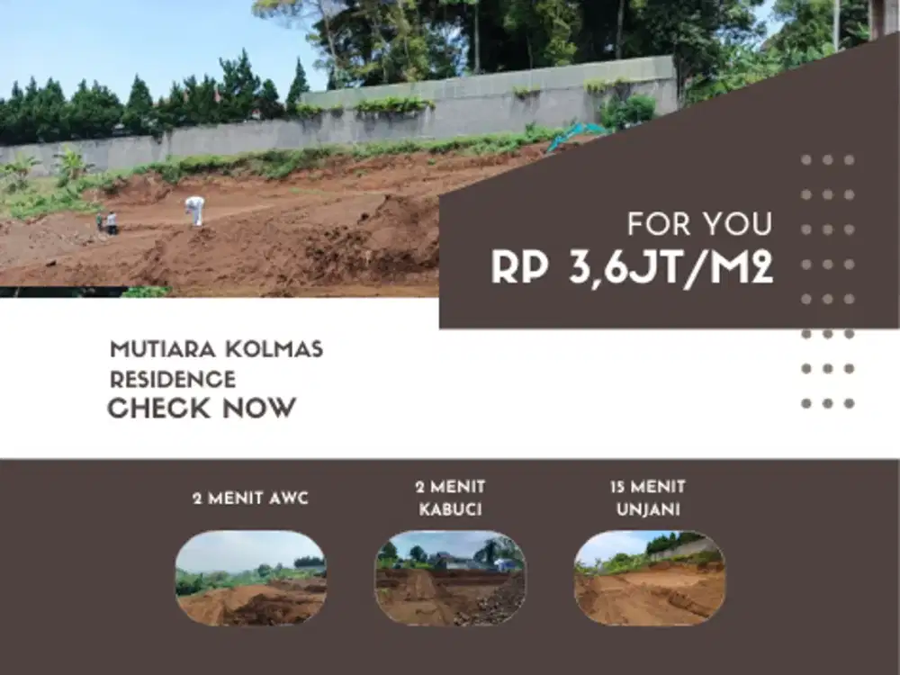 Mutiara Kolmas: Nilai Jual Tanah Tebing Paling Aman! Pemandangan Golden View Pagi Hari Dijamin