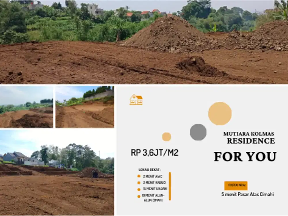 Investasi Sehat Anti Toxic! Kavling Kolmas: Jauh dari Pabrik, Air Bersih Jernih Khas Pegunungan