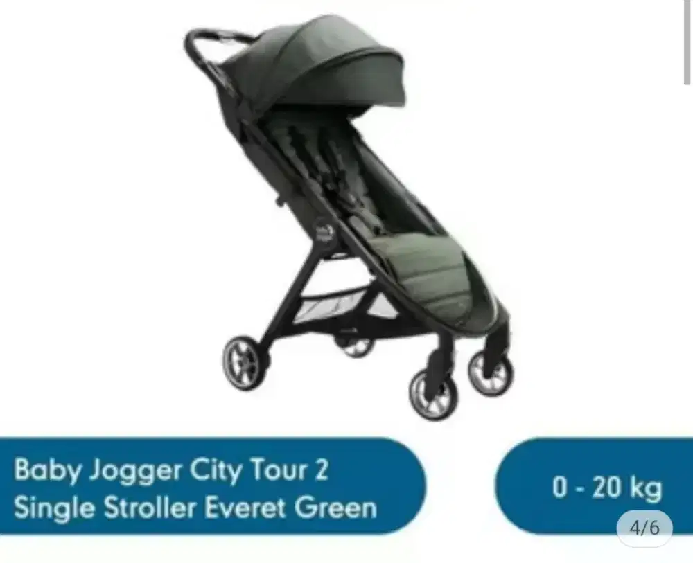 Jual stroller  baby jogger city tour 2