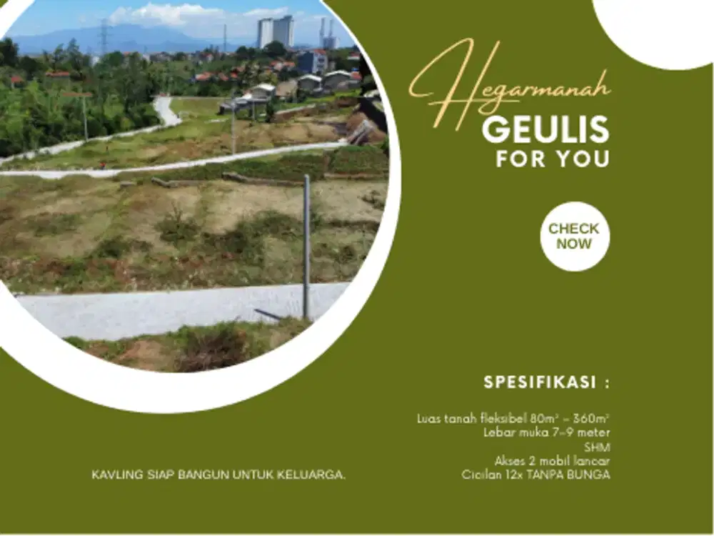 Kavling dengan Density Rate Paling Rendah! Hegarmanah Geulis: Lingkungan Tidak Padat