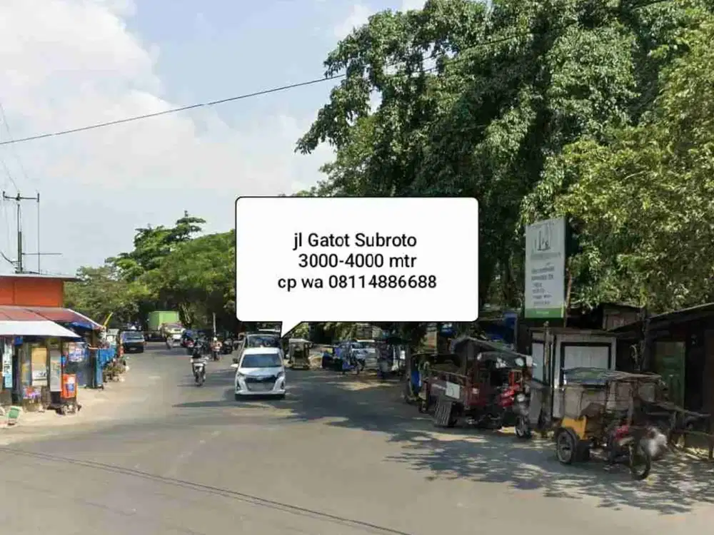 Lokasi Sewa Jl Gatot Subroto 4000 MTR dekat Pannampu, Teuku Umar, jl Sunu Pongtiku