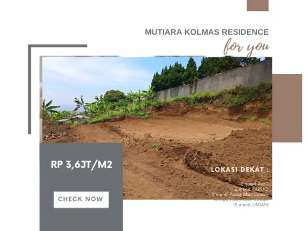 Keputusan 30 Menit! Kavling Mutiara Kolmas: Jadwal Survey Pagi Ini, Langsung Hubungi Kami