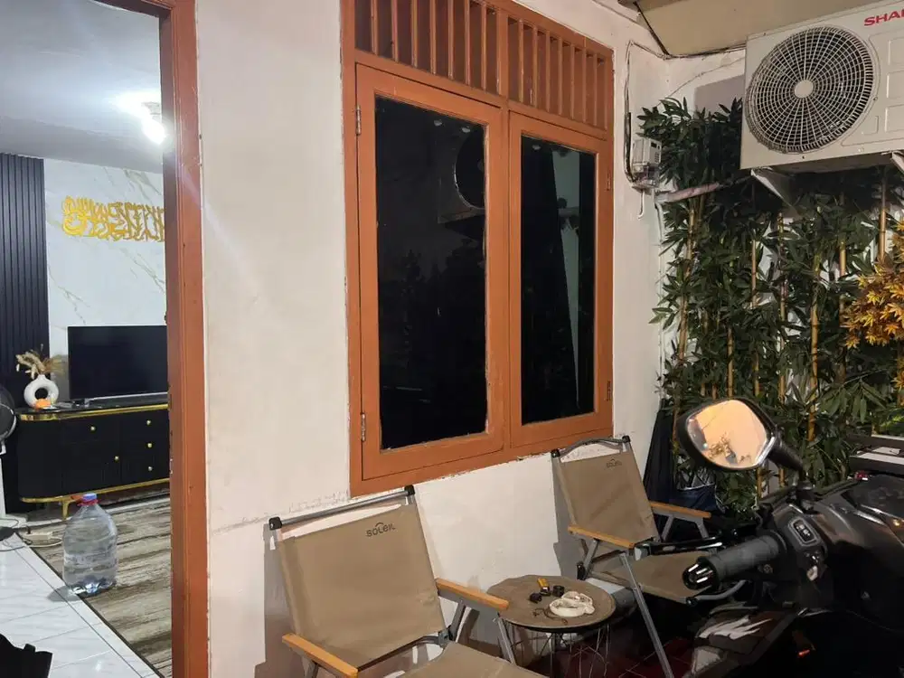 Jual bangku teras pohon sekat bunga partisi