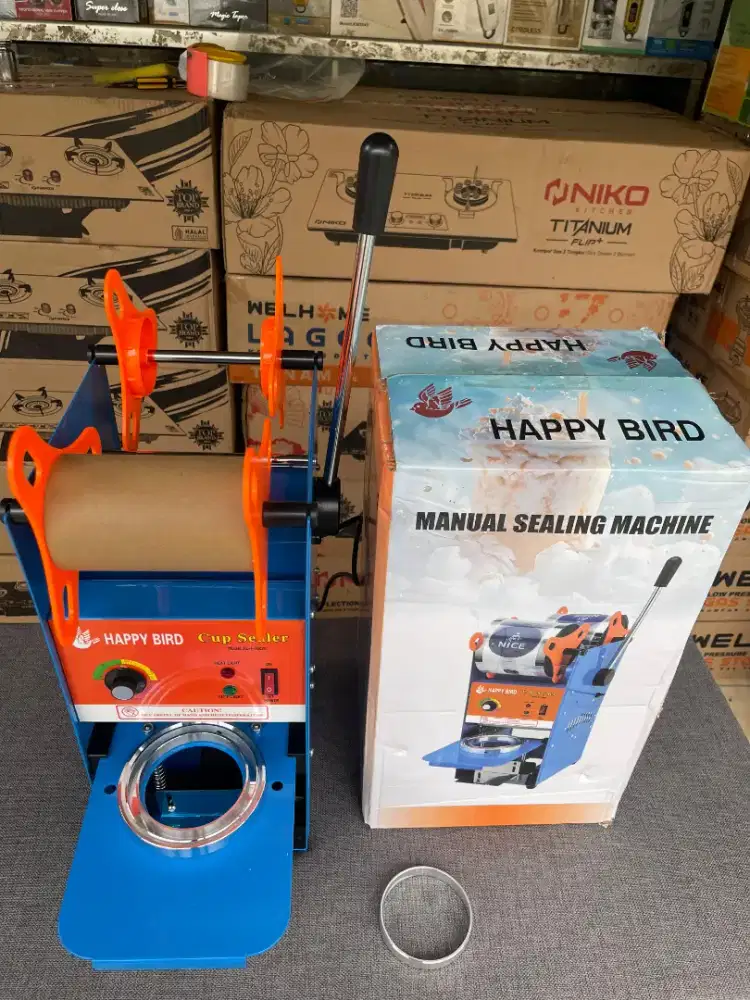 Mesin cup teh poci bisa sampai gelas besar 22 oz merk HAPOY BIRD